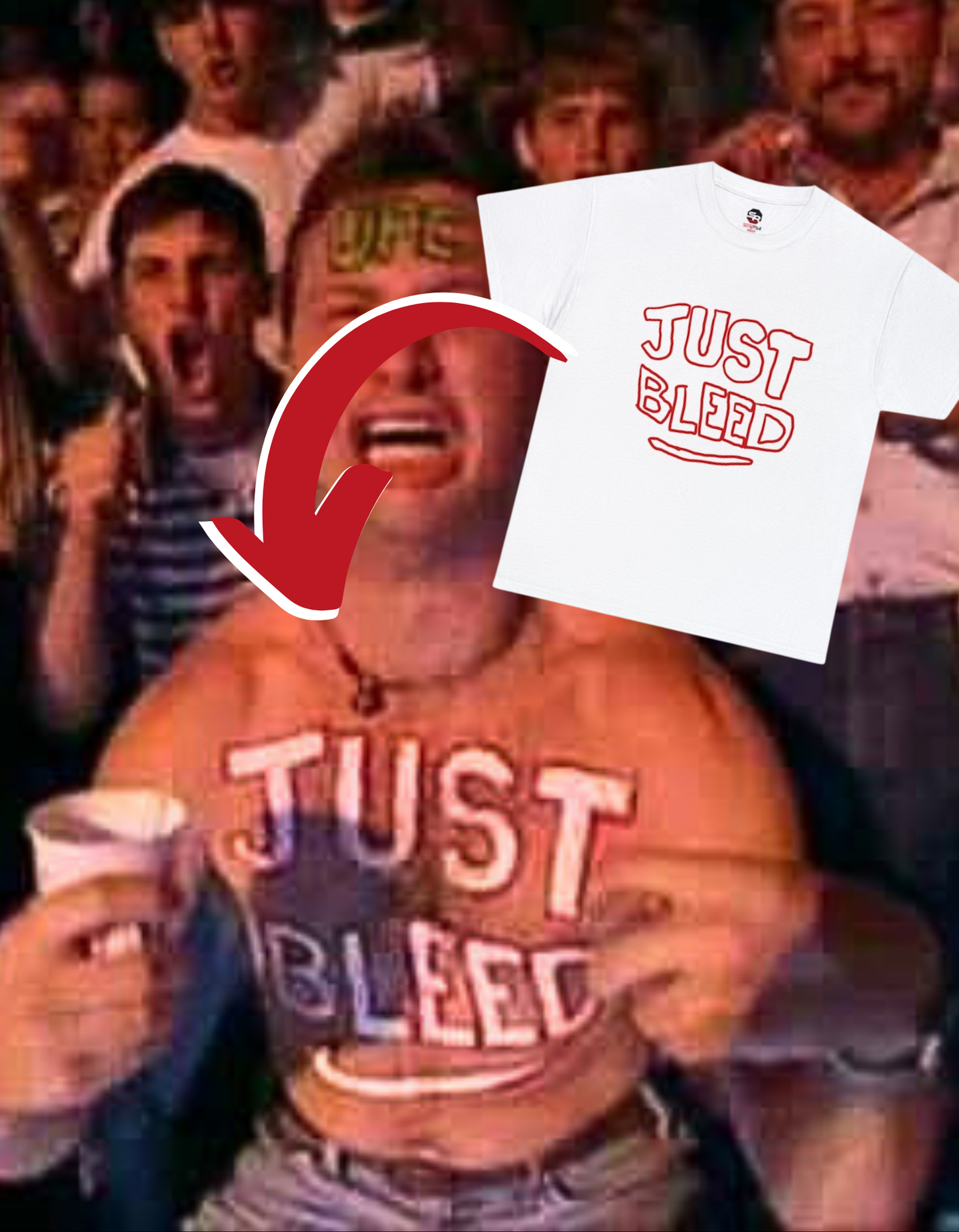UFC "Just Bleed" Guy T-Shirt
