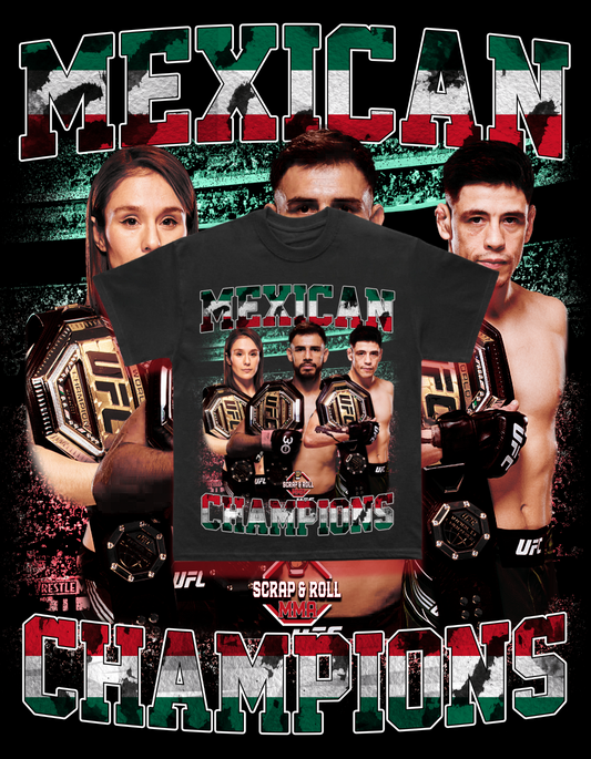 3 Mexican Champions Tshirt